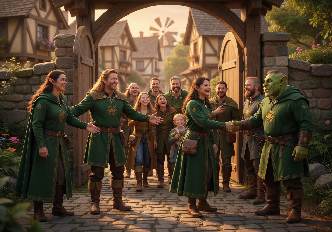 Friendly SunHaven staff welcoming guests